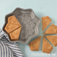 Nordic Ware Sweet Snowflakes Shortbread Pan Metallic - B01AOHUC0Q